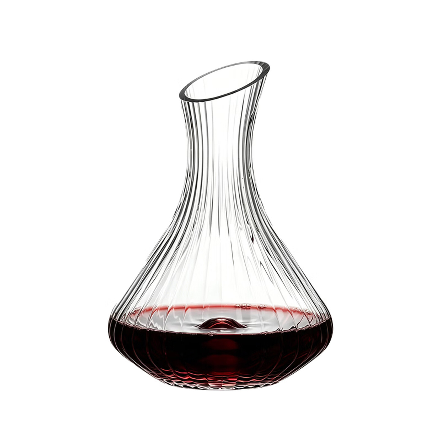 乐唯诗（LOVWISH）醒酒器三件套 竖纹醒酒器1400ml+高脚杯300ml*2