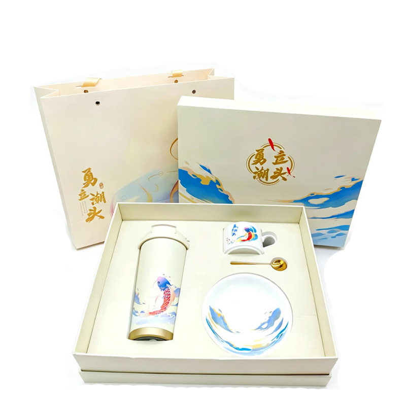 乐唯诗勇立潮头套装 景德镇咖啡杯碟180ml+316双饮咖啡杯520ml（单位：套）