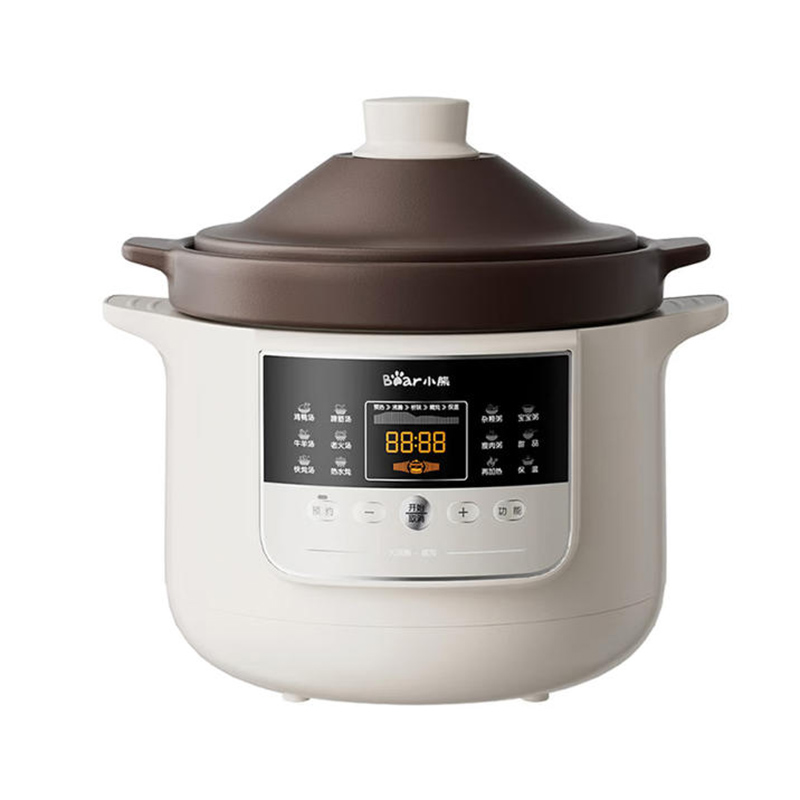 小熊（Bear）电炖锅 DDG-K30N3 220V 300W 3L 按键式 紫陶内胆 拾光灰 销售单位：台